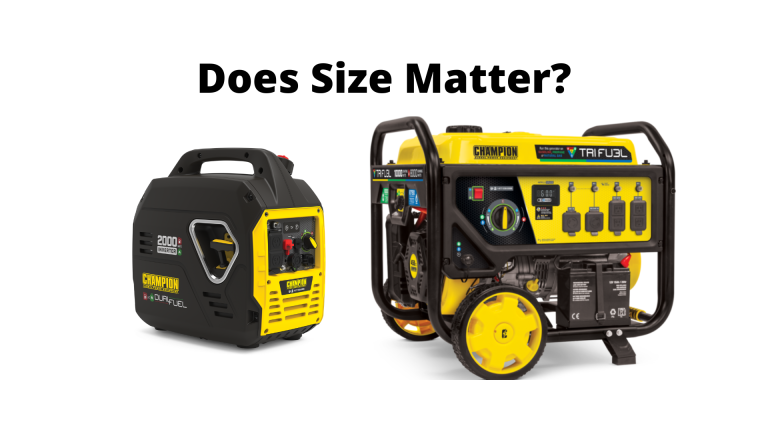 what size generator do i need