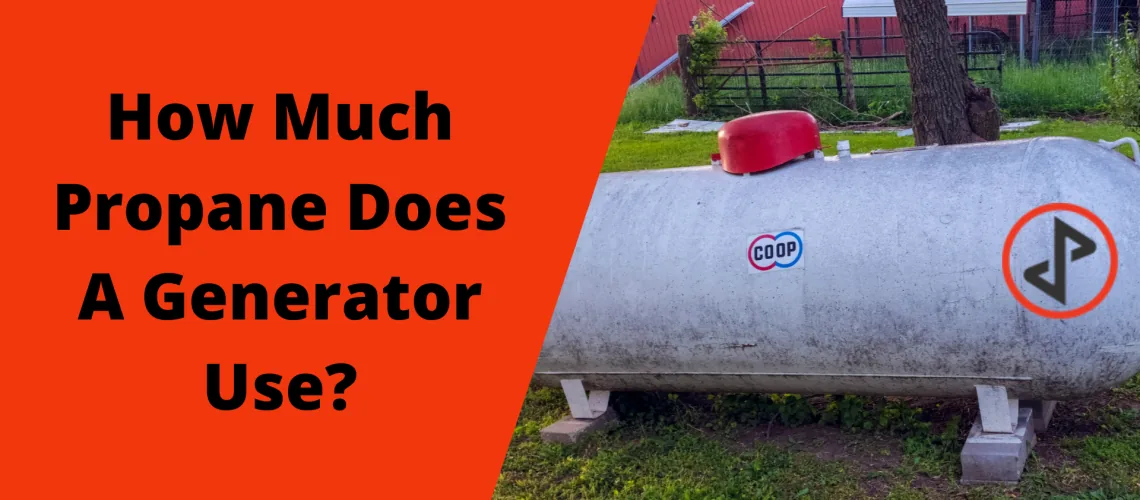 how much propane does a generator use (1)